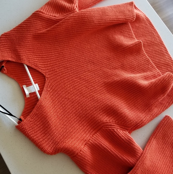 Orange knit sweater - Picture 3 of 5